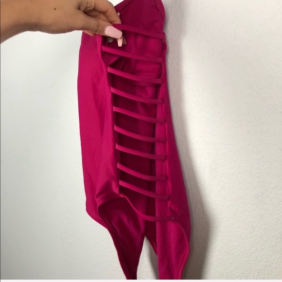 Body Glove Nina One Piece Cutout Swimsuit Pink S - Picture 3 of 8